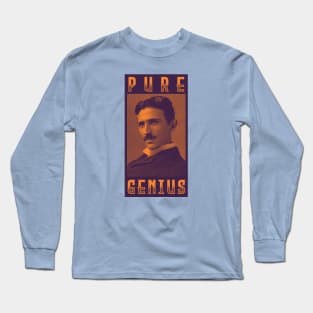 Tesla - Pure Genius Long Sleeve T-Shirt